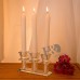 3 Head Crystal Hollow Wedding Party Candle Holder Fill with Diamond Home Decor   372211523389