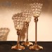 Set 3 Gold Crystals Tealight Holder For Wedding Dinner Table Display Lady Gifts 704619423686  382517675362