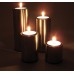 Candle Holder Stainless Steel Cylindrical Home Hotel Wedding Decoration 4pcs/set 822446790846  253335538606