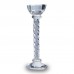 2pcs Clear Crystal Pillar Tall Candle Holder Wedding Centerpieces Holder Gift 8"   391946224537