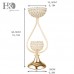 Gold Crystal Candlestick Holder Art Design Dinning Room Table Decor Wedding Gift 704619423754  392081511331