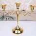 3/5 Arms Metal Crafts Candelabra Alloy Candle Holder Stand Wedding Home Decor   263553804786