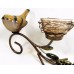 Birds Nest votive Candle Holder with Porcelain Bird home decor   300943652120