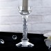 2pcs Pillar Tall Candle Holder Wedding Home Centerpieces Decor Crystal Holder 6"   382305360305
