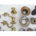 Mixed Lot Brass Copper Metal Bronze Candelabra Inserts Candle Holders Arms Parts   142852136277