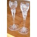 Beautiful Pair Crystal Candlestick Holders Height 20 cm Excellent Condition   162927409354