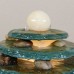 Sunnydaze Round Multi Level Slate Tabletop Water Fountain with LED - 8 Inch Tall 815008022844  302827745609