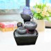 Resin Relaxation LED Light Fountain Waterfall Desktop Water Sound Indoor Decor   332513616178
