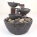 Water Rock Fountain w/ LED Lights Zen Indoor Home Decor 5"H New   302709412032