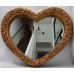Heart Shape Traditional Antique French Style Large Gold Wall Mirror Shabby Chic   253706741524