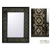 Glass Mirror Floral Wall Rectangular Handmade &apos;Silver Blossoms&apos; NOVICA Peru    382542648057