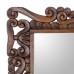 Artisan Handcrafted Pinewood Wall Mirror &apos;Rustic Spirals&apos; NOVICA Guatemala Art   312215761115