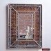 Decorative Wall Mirror using Verre Eglomise - Peruvian Mirror Wood wall Mirrors   123261767091