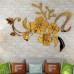 Art Wall Sticker   Home Decal  3D Mirror Flower Living Room Acrylic Mural   273001488327
