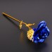 24K Gold Rose Flower Long Stem Golden Dipped Flower Valentine&apos;s Day Lovers&apos; Gift   192422249711