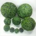 Chic Artifical Plastic Green Grass Ball 12-30cm Plant Hanging Garland Home Decor   192251410140