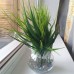 Artificial 7 fork Green Grass Flowers Plants Plastic Household Decoration Home 700944460976  302386964514