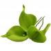 24pcs Artificial Calla Lily Bridal Wedding Bouquet Real Touch PU Flowers- Green   142906084893