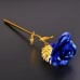 24K Gold Rose Flower Long Stem Golden Dipped Flower Valentine&apos;s Day Lovers&apos; Gift   372402002641