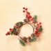 Christmas Artificial Plant Berry Wreath Home Decor Floral Party Accessory 1 Pc   302843762866