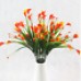 5Bunch Calla Plastic Outdoor Flower Fake false Plants Grass Artificial Garden   273406553132