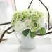 Artificial Rose Peony Silk Flowers Leaf Bouquet Home Floral Wedding Garden Decor   263747593464