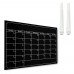 Black Board 16"x12" Monthly Dry Erase Magnetic Refrigerator Calendar Message New   112927792504