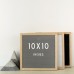 Changeable Retro Felt Letter Message Board 10*10 inches Restaurant Home DIY   352320368283