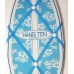 Hang Ten Surfboard Bulletin Board Flip Flop Blue Fabric Ribbon 20"x 9"   123310595280