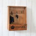Wall Holder Key Door Storage Basket Hook Solid Wood Retro Vintage Home Decor   272713454247