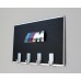 BMW Wall Mount Key Rack! Aluminum and Carbon Fiber Key Hanger - Home Key Rack!   222221383753