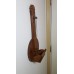 Giftwood MCM Banjo Shape 20" Wooden Wall Holder Mail Keys Retro Decor Instrument   153133288821