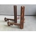2pcs  New Chinese Wood Wooden Plate Display Stand Menu holder 6" high   122755398164