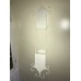 Vintage Shabby Chic Look Plate Rack Hanging Handpainted Metal Holder Dining Room   202383070363