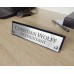 Executive Personalised Desk Name Plate, Custom Engraved Sign, Name Plaque, Logo   282712205486