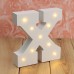 Alphabet Letter Led Light A-Z Wooden Letters Symbol Party Nightlight Warm White   253791504994