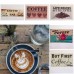 Coffee Happiness Sign Door Tin/Plastic Wall Plaque Kitchen Bean Cup Cafe    292214575470