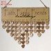 Fashion Wooden Birthday Family Reminder Board Birch Ply Plaque Sign DIY Calendar   123312009008