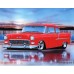 1955 Chevy 210 2 Door Sedan Hot Rod Car Art Print w/ Color Options   223072866381