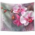 Wall26 - Watercolor HandDrawn Orchid Flowers Fabric Wall - CVS - 51x60 inches   123310044263