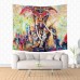 Ombre Tapestry Polyester Spread Wall Hanging Decor Mandala Throw Dorm Bedspread   263879536026