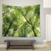 Wall26 - Tree Tops in the Forest - Fabric Tapestry, Home Decor - 68x80 inches   123310039556