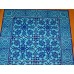Turquoise & Blue Raised 32"x24" Turkish Iznik Ceramic Tile Mural Panel 2 Pattern   380990561964
