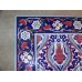 Raised Iznik Carnation Pattern Border 32"x24" Turkish Ceramic Tile Mural Panel   381826964309
