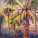 Ceramic Tile Mural Backsplash Oleson Tropical Palm Tree Landscape Art RW-NO011   361515460419