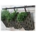 Metal Triple Hanging Olive Bucket Basket Wall Storage Farmhouse Home Decor NEW 763038039571  362336235679