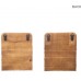 Galvanized Metal & Wood Wall Basket Set Of 3 Urban Farmhouse Country Wall Decor   272930937982