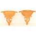 2 Ornate Gold Wall Pockets French Hollywood Regency Succulent Planter VTG Sconce   263464554677