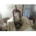 Vintage Large Wood Turned Spindle Hanging Bird Cage Wall Pocket Flower Planter   273404129760