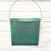 Vintage Hanging Metal Pocket Bucket Picking Basket Wall Container Country   302830429269